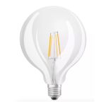 Osram SuperStar LED E27 Globe 125mm Filament Clear 7W 806lm - 822-827 Dim To Warm | Dimmable - Replaces 60W