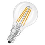 Ledvance Classic LED E14 Pear Filament Clear 3.4W 470lm - 827 Extra Warm White | Replaces 40W