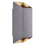 Nordlux Nico Wall Light Aluminium Anthracite Up & Down | IP54 - Suitable for 2x GU10