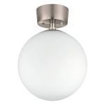 Eglo Ceiling Light Rondo Steel Satin Nickel | Suitable for E27