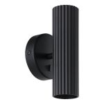 Eglo Wall Light Portillo Steel Black | Suitable for 2x GU10