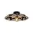 Good&Mojo Ceiling Light Andros Black/Natural | Suitable for 1x E27 