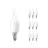 Multipack 10x Philips Corepro LED Candle E14 Bent-tip Frosted 2.2W 250lm - 822-827 Dim To Warm | Dimmable - Replaces 25W