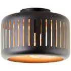 Brilliant Tyas Ceiling Light Metal Black Gold | 270mm - Suitable for 1x E27