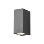 D'Lite Wall Light Vrebos Aluminium Black Up & Down | IP54 - Suitable For 2x GU10