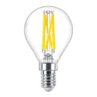 Philips MASTER LED E14 Ball Filament Clear 3.4W 470lm - 922-927 Dim To Warm | Best Colour Rendering - Dimmable - Replaces 40W