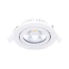 Noxion LED Adjustable Slim Spot White Round 5W 550lm 60D - 940 Cool White | 85mm - IP54 - Dimmable - Best Colour Rendering